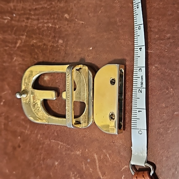 Vintage Gucci Gold Tone Belt Buckle 30mm - Picture 3 of 3